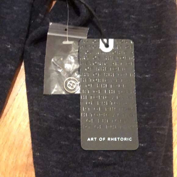 Art Of Rhetoric Long Sleeve 3 Button Shirt NWT - Picture 2 of 4